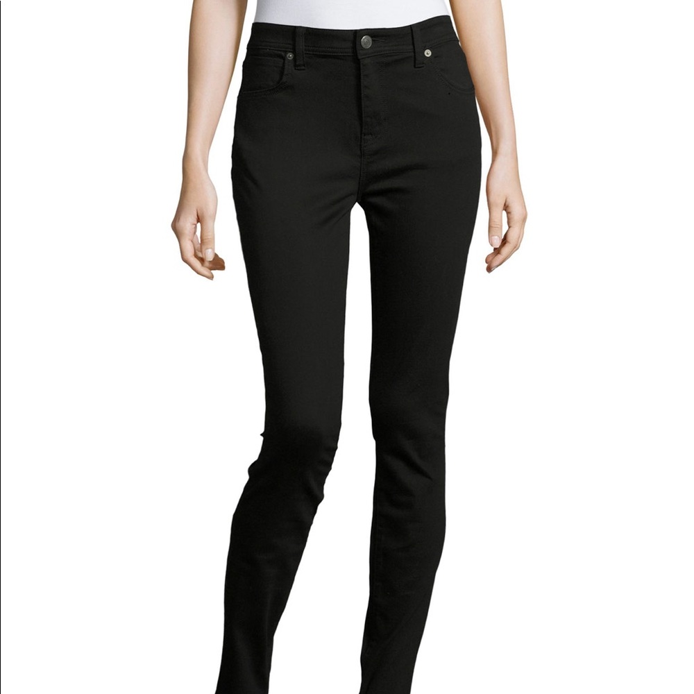 Burberry black high rise skinny jeans